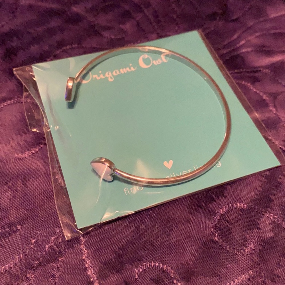 Origami Owl Heart Bangle NIPl